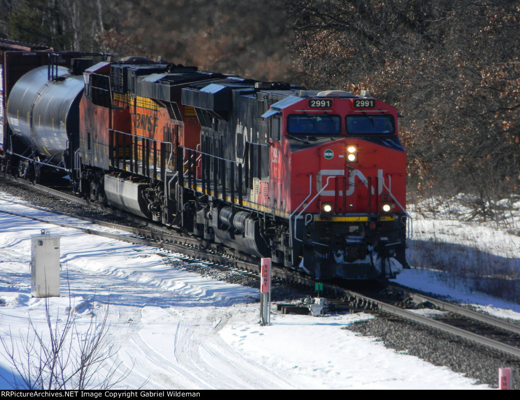 CN 2991 & BNSF 8078